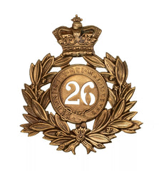 26th Cameronians Regiment Last Shako Plate Brass Metal