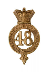 48th Northamptonshire Glengarry Badge Brass Metal