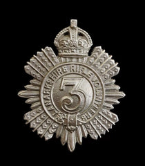 3rd Lanarkshire Rifle Volunteers Cap Badge Hallmarked Silver