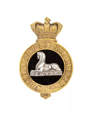 Lincolnshire Regiment Officers Glengarry Badge