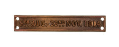 British 5th Aug-22nd Nov 1914 Clasp
