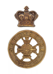 Derbyshire Regiment Glengarry Badge
