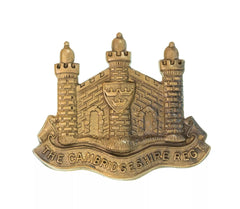 The Cambridgeshire Regiment Cap Badge Brass Metal