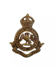 Buckinghamshire Hussars Cap Badge Brass Metal