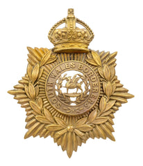 Helmet Plate & South Wales Borders Centre Brass Metal