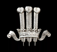 2nd King's Edwards Own Gurkha Rifles Cap Badge Hallmarked Silver