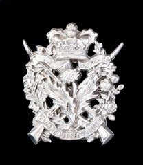 Aberdeen Militia Volunteers Cap Badge Hallmarked Silver