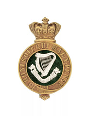 Connaught Rangers Officers Glengarry Badge