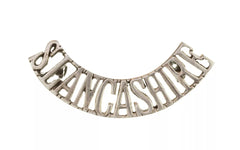S.Lancashire Shoulder Title White Metal