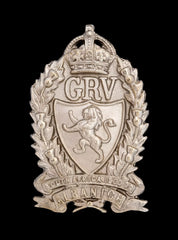 Galloway Rifle Volunteers Cap Badge Hallmarked Silver