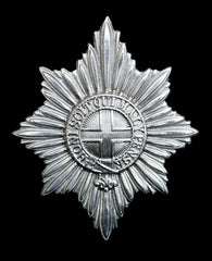 Coldstream Guards Helmet Plate Hallmarked Silver