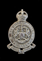 City Of London Rough Riders Yeomanry Cap Badge Hallmarked Silver