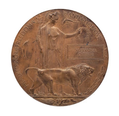 WW1 Memorial Plaque Alexander Christie Original