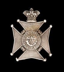 The Kings Royal Rifle Corps Cap Badge Hallmarked Silver