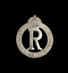 Queen Alexandra's Imperial Military Nursing Service Cap Badge Hallmarked Silver