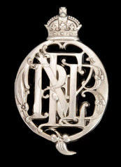 Edinburgh Rifle Volunteers Cap Badge Hallmarked Silver