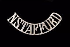 N.Stafford Shoulder Title White Metal