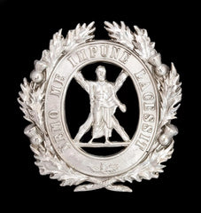 1st Aberdeen Rifle Volunteers Shako Badge Hallmarked Silver