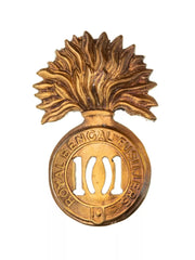 101st Monster Fusiliers Glengarry Badge Brass Metal
