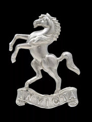 West Kent Yeomanry Cap Badge Hallmarked Silver