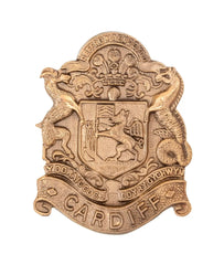 Cardiff Pals Cap Badge Brass Metal