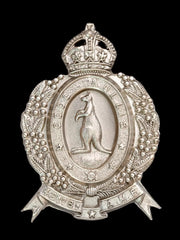 42nd Australian BN Capricornia Regiment Cap Badge Hallmarked Silver