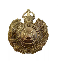 10th County of London Paddington Rifles Cap Badge Brass Metal