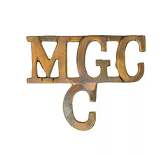 Machine Gun Corps Cavalry Shoulder Title Brass Metal