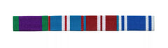 General Service 1962, Queens Golden, Diamond & Police L.S.G.C Medal Ribbon Bar