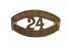 24th Oldham Battalion Manchester Shoulder Title