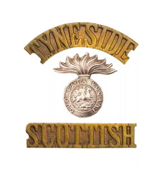 Tyneside Scottish Northumberland Fusiliers Shoulder Title Bi Metal