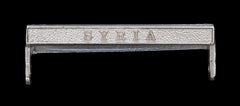 Naval General Service Syria Clasp Silver