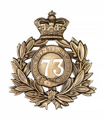73rd Black Watch 2nd Battalion Regiment Last Shako Plate Brass Metal