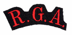 Royal Garrison Artillery Cloth Shoulder Title Badge