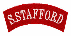 S. Stafford Cloth Shoulder Title Badge