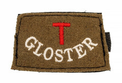 Gloucestershire Regiment Territorial Battalion Slip on Shoulder Title