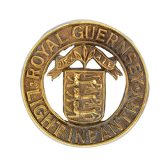 Royal Guernsey Light Infantry Helmet Plate Centre