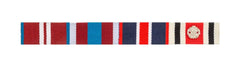 Queens Jubilee Diamond, Platinum, Kings Coronation & Constabulary Rosette Ribbon