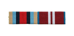 Afghanistan Operational Service & Diamond Medal Ribbon Bar
