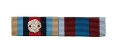 Afghanistan Operational Service 2000, Rosette & Queens Platinum Medal Ribbon Bar