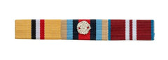 Iraq, Afghanistan operational Service, Rosette, Diamond Jubilee Medal Ribbon Bar