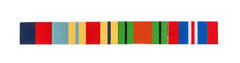 WW2 1939-1945 Star, Africa, Defence & War Medal Ribbon Bar