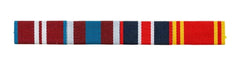 Queens Jubilee Diamond, Platinum, Kings Coronation & Fire Service Ribbon Bar