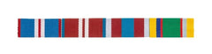 Queens Jubilee Golden, Diamond, Platinum & Cadet Forces Medal Ribbon Bar