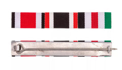WW2 German Iron Cross 2nd Class, War Merit Cross, Italy-Africa Ribbon Bar