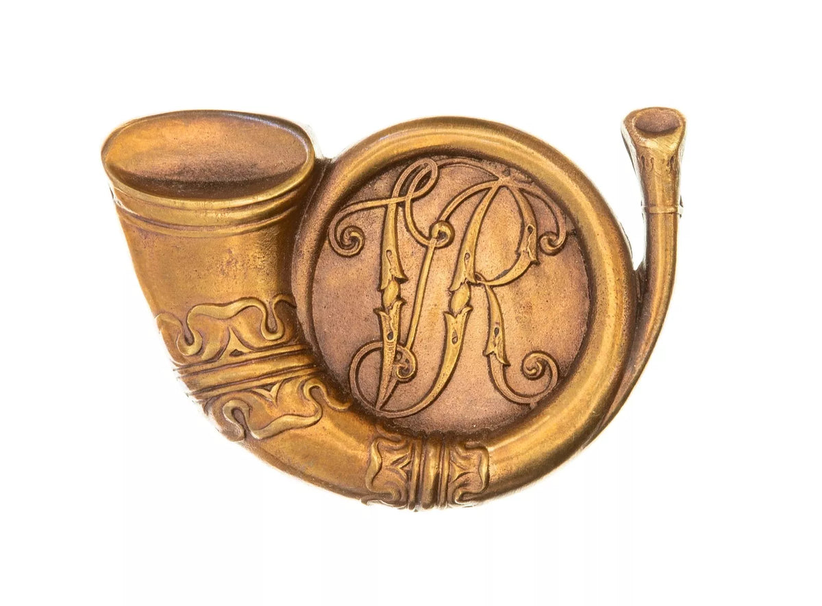 Highland Borders Light Infantry Shako Badge Brass Metal