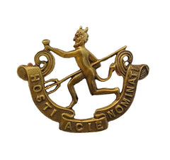 8th Canadian Royal Winnipeg Rifles Cap Badge Brass Metal