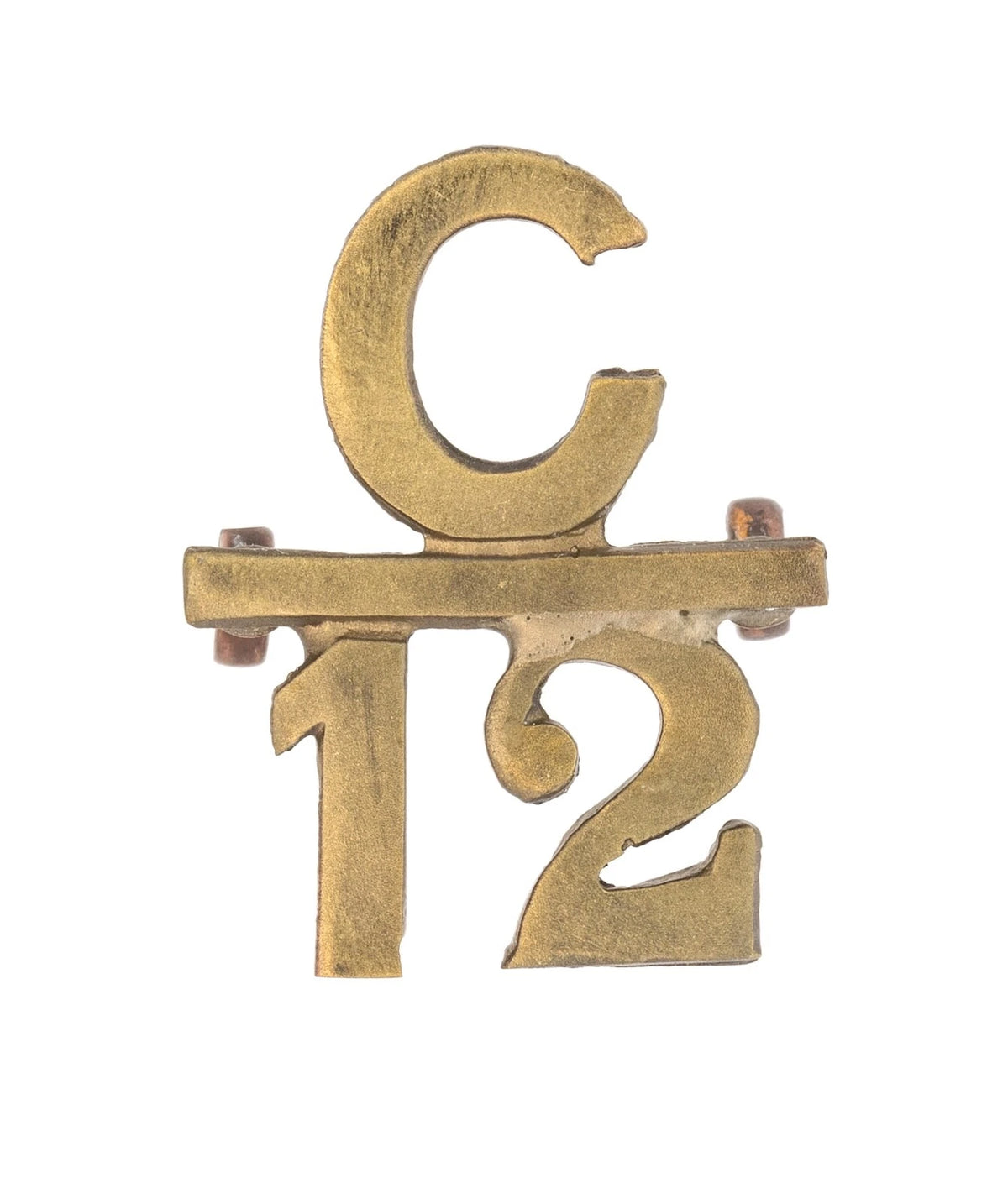 Canadian 12th (Maritime Provinces) Infantry Battalion CEF Collar Badge