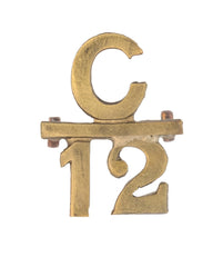 Canadian 12th (Maritime Provinces) Infantry Battalion CEF Collar Badge