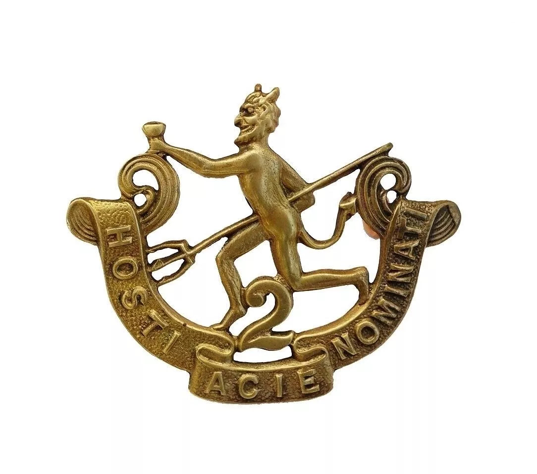 90th Canadian Infantry Winnipeg Manitoba Cap Badge Brass Metal